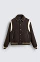 ZARA CONTRAST BOMBER  JACKET