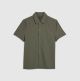 RI GREEN MUSCLE FIT RIBBED SHORT SLEEVE SHIRT