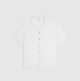 RI WHITE REGULAR FIT LINEN BLEND REVERE SHIRT