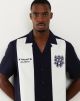 RI NAVY BLOCK EMBROIDERED BOWLING SHIRT