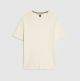 RI WHITE SLIM FIT PREMIUM TEXTURED KNIT TSHIRT