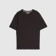 RI BLACK SLIM FIT PREMIUM TEXTURED KNIT TSHIRT