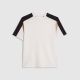 RI WHITE SLIM FIT SHOULDER COLOUR BLOCK TSHIRT