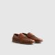 RI BROWN INTERWEAVE LOAFERS
