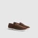 RIVER ISLAND BROWN SUEDE LOAFERS