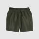 RI GREEN DOUBLE WAISTBAND REGULAR LENGTH SWIM SHORTS