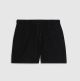 RI BLACK REGULAR FIT SHORTER LENGTH SHORTS