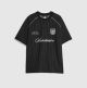 RI BLACK REGULAR FIT PINSTRIPE FOOTBALL TSHIRT