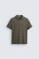 ZARA RELAXED FIT TEXTURED POLO SHIRT