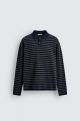 ZARA SOFT KNIT POLO SHIRT STRIPE