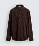 ZARA SUEDE LEATHER SHIRT