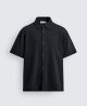 ZARA COMFORT TEXTURED SHIRT BLACK