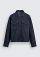 ZARA DENIM OVERSHIRT WITH ZIP