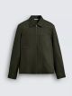 ZARA REGULAR OVERSHIRTS WITH POCKETS GREEN