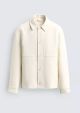 ZARA BOXY FIT OVERSHIRT WHITE