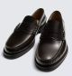 ZARA LOAFERS DARK BROWN