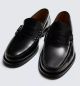 LEATHER PENNY LOAFERS BLACK