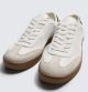 ZARA TRAINERS WITH CONTRAST SOLE WHITE