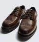 ZARA LEATHER BROGUES BROWN