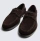 ZARA SPLIT SUEDE DECK SHOES