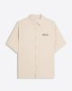 BERSHKA EMBROIDERED SHORT SLEEVE SHIRT