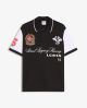 BERSHKA SHORT SLEEVE PRINT POLO SHIRT